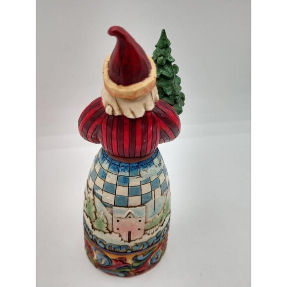 Jim Shore Heartwood Creek Santa With Christmas Tree Figurine - Picture 2 of 4
